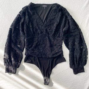 EXPRESS Corset Bodysuit Size Medium